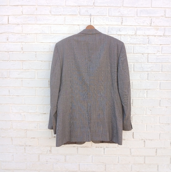 Vintage Burberrys' Wool Windowpane Sport Coat - Picture 6 of 10